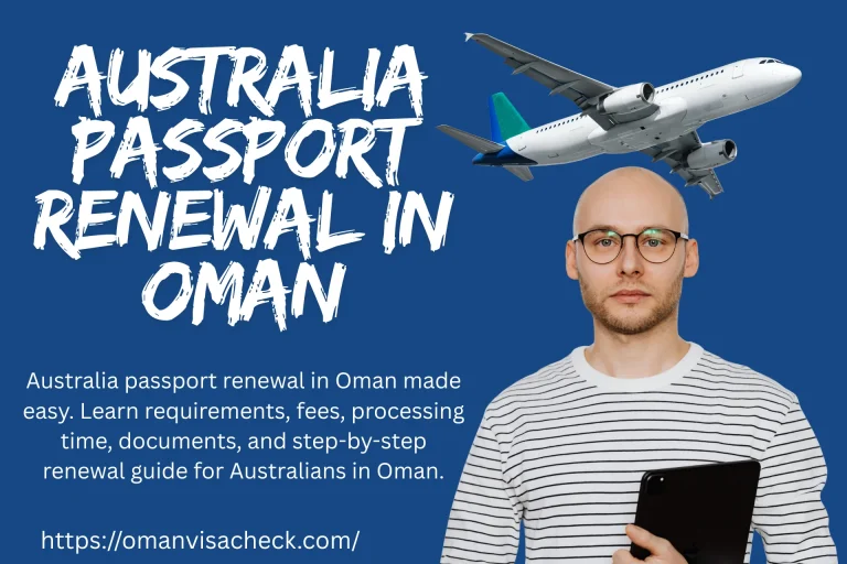 Australia Passport Renewal In Oman