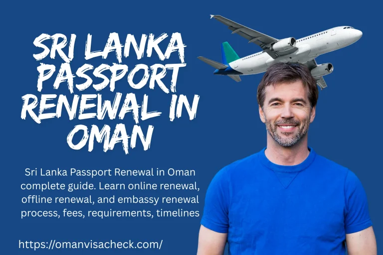 Sri Lanka Passport Renewal In Oman